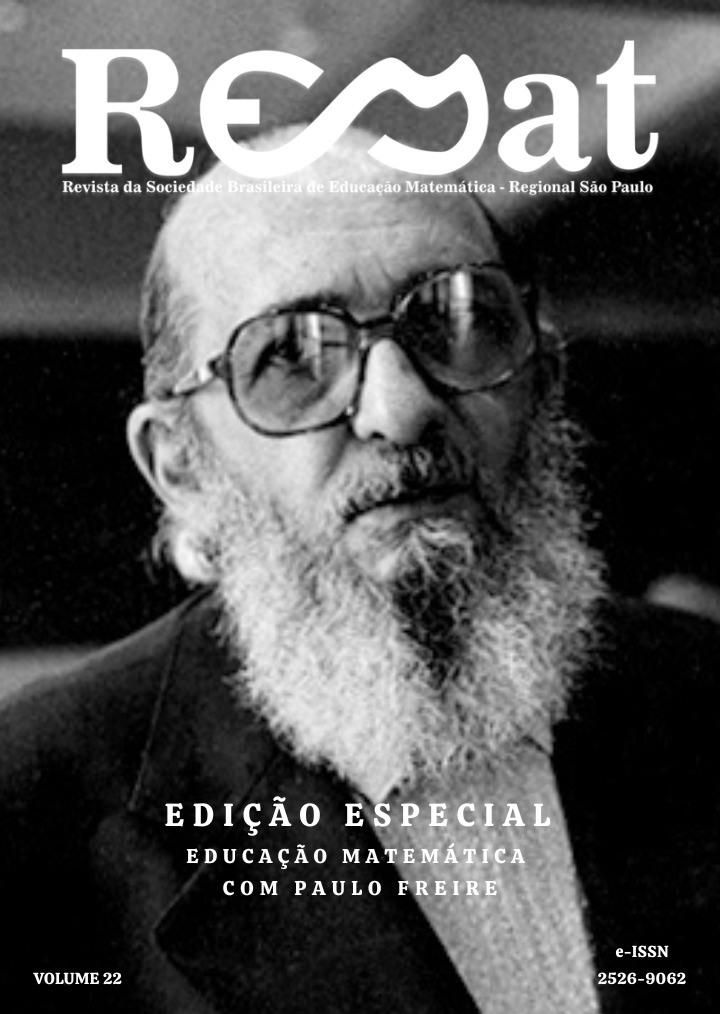 					Visualizar v. 22 (2024): Edição Especial - Educação Matemática com Paulo Freire: práticas, pesquisas e políticas
				